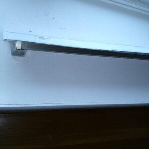 Moen P5124BN Donner Contemporary Collection Brushed Nickel 24" Towel Bar & post